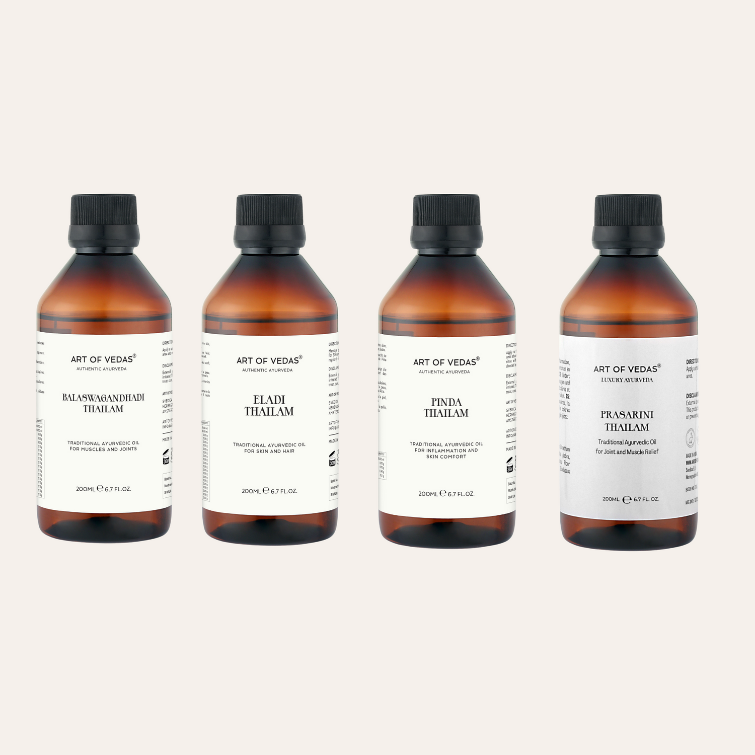 Ayurvedisk Wellness Thailam Sæt