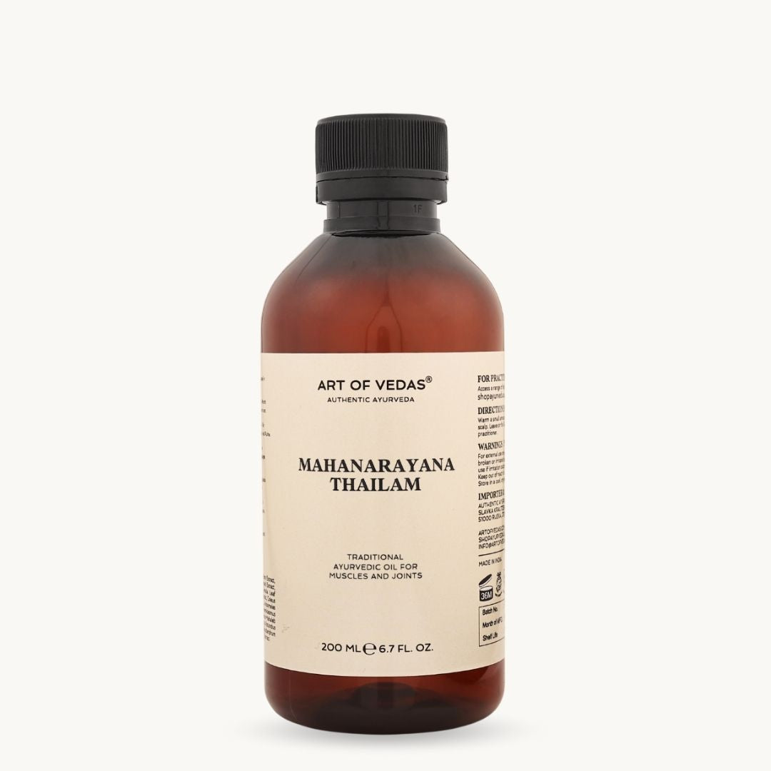 Art of Vedas Mahanaryana Thailam 200ml - Ayurvedic Oil for Pain and Inflammation Relief