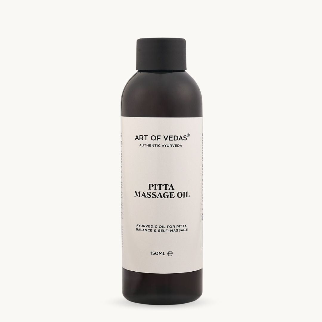 Art of Vedas Pitta Massage Oil 150ml - Ayurvedic Oil for Pitta Balance and Self-Massage