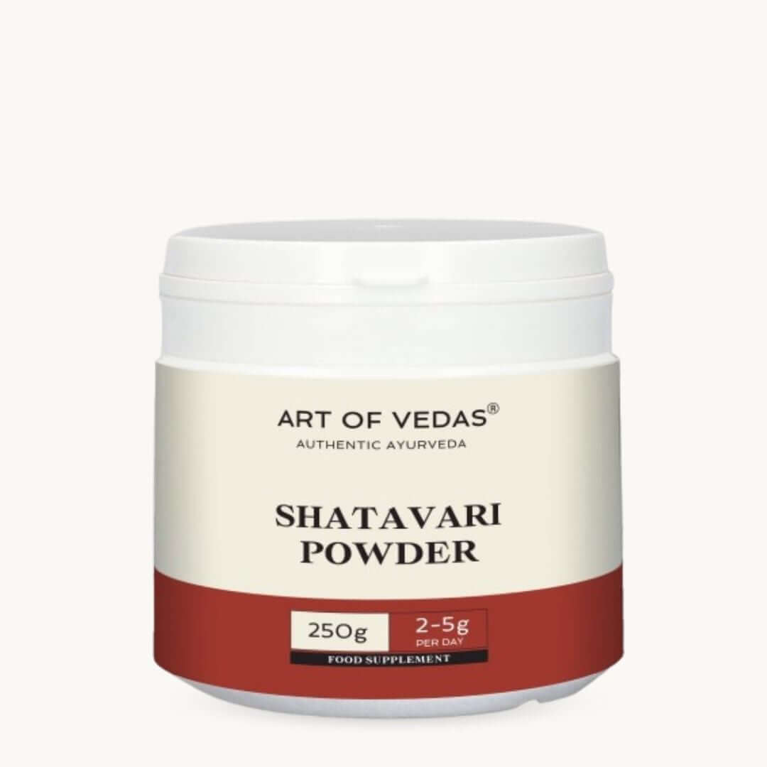 Art of Vedas Shatavari Powder 250g - Ayurvedic Food Supplement for Women's Health and Hormonal Balance