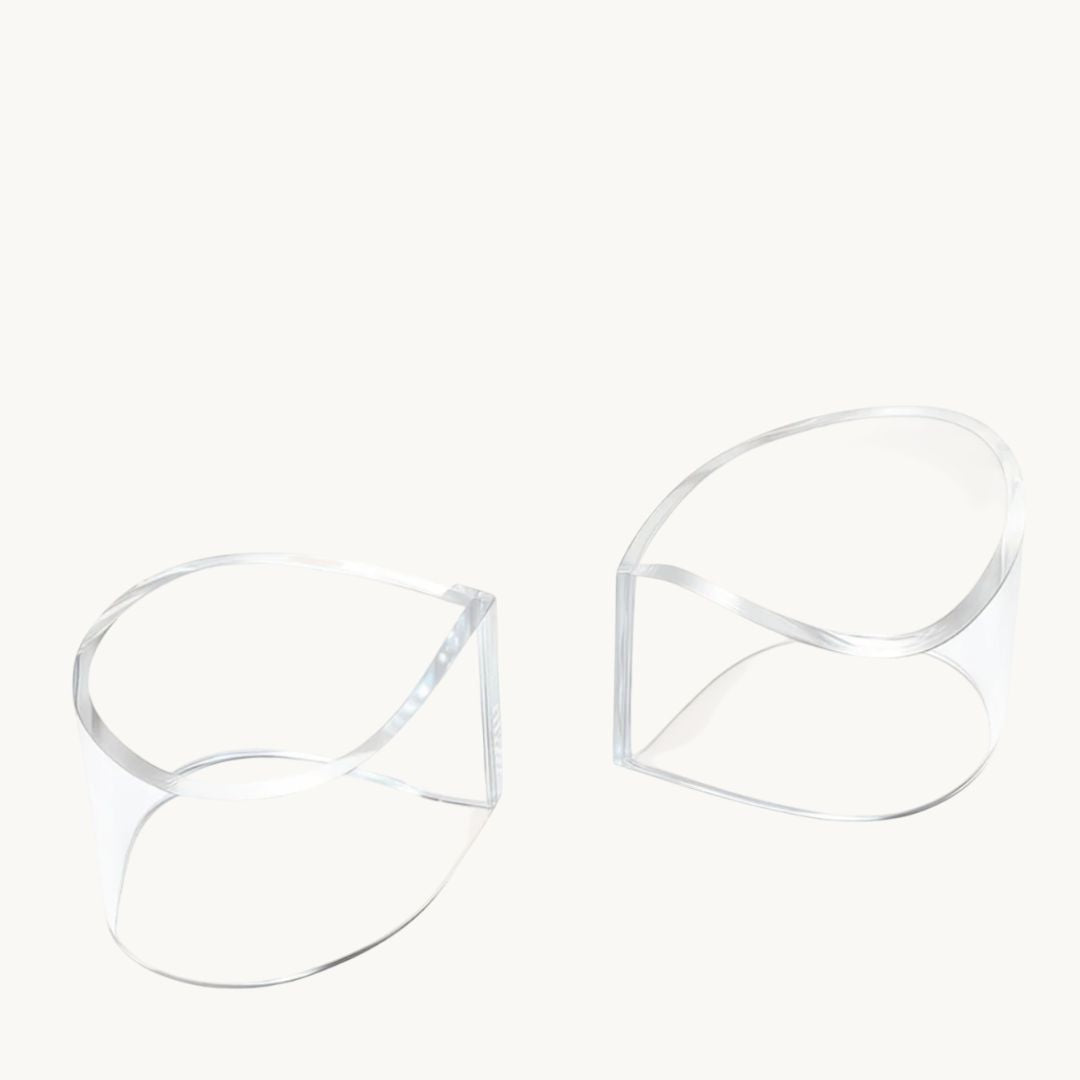 Art of Vedas Netra Prakshalana Eye Basti Cups - Ayurvedic Eye Care Treatment Glass Cups for Natural Eye Cleansing and Rejuvenation Therapy