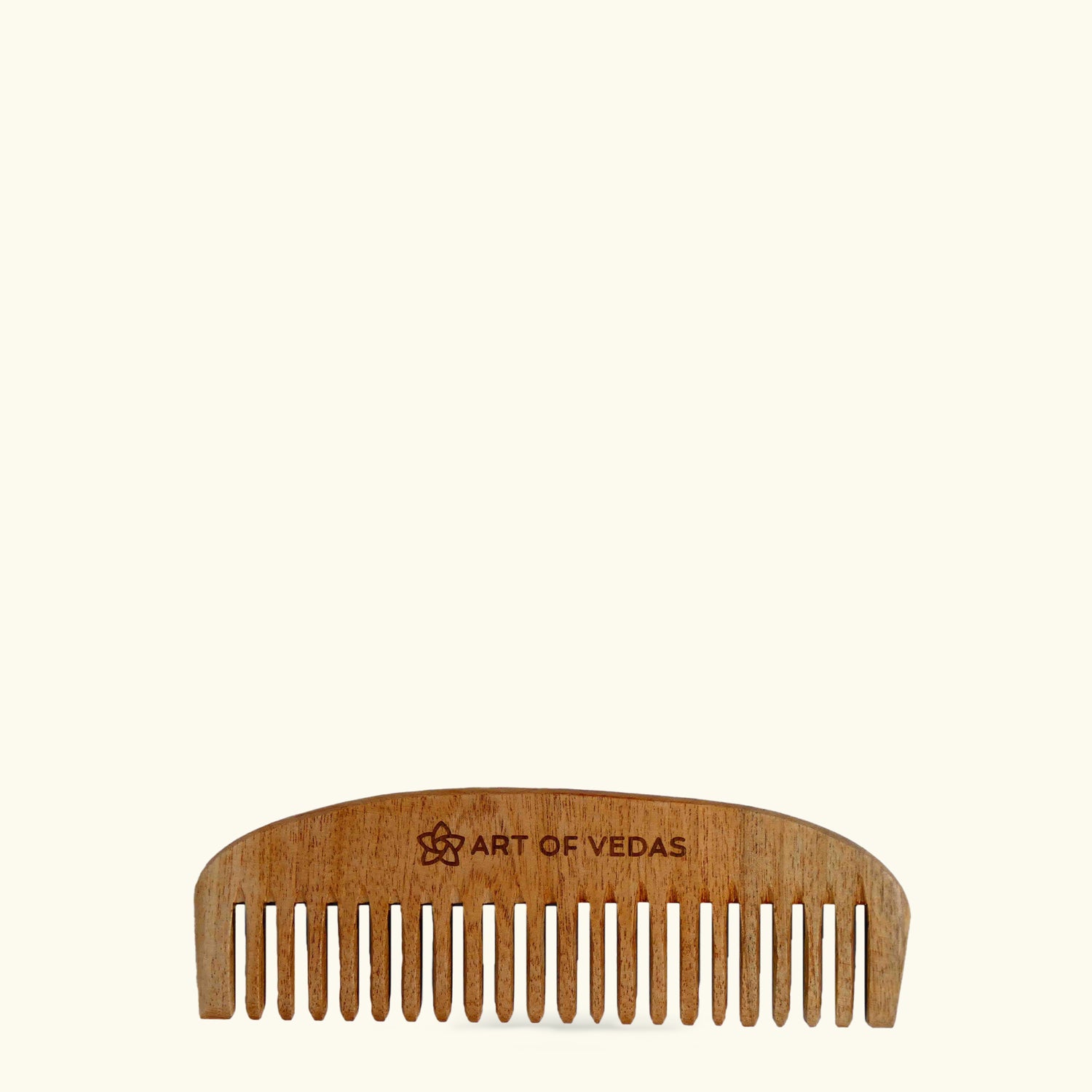 Experience the natural goodness of Ayurveda with Art of Vedas Neem Wood Comb, a handcrafted comb made from pure neem wood that gently cleanses and revitalizes your scalp, leaving your hair feeling healthy and vibrant.